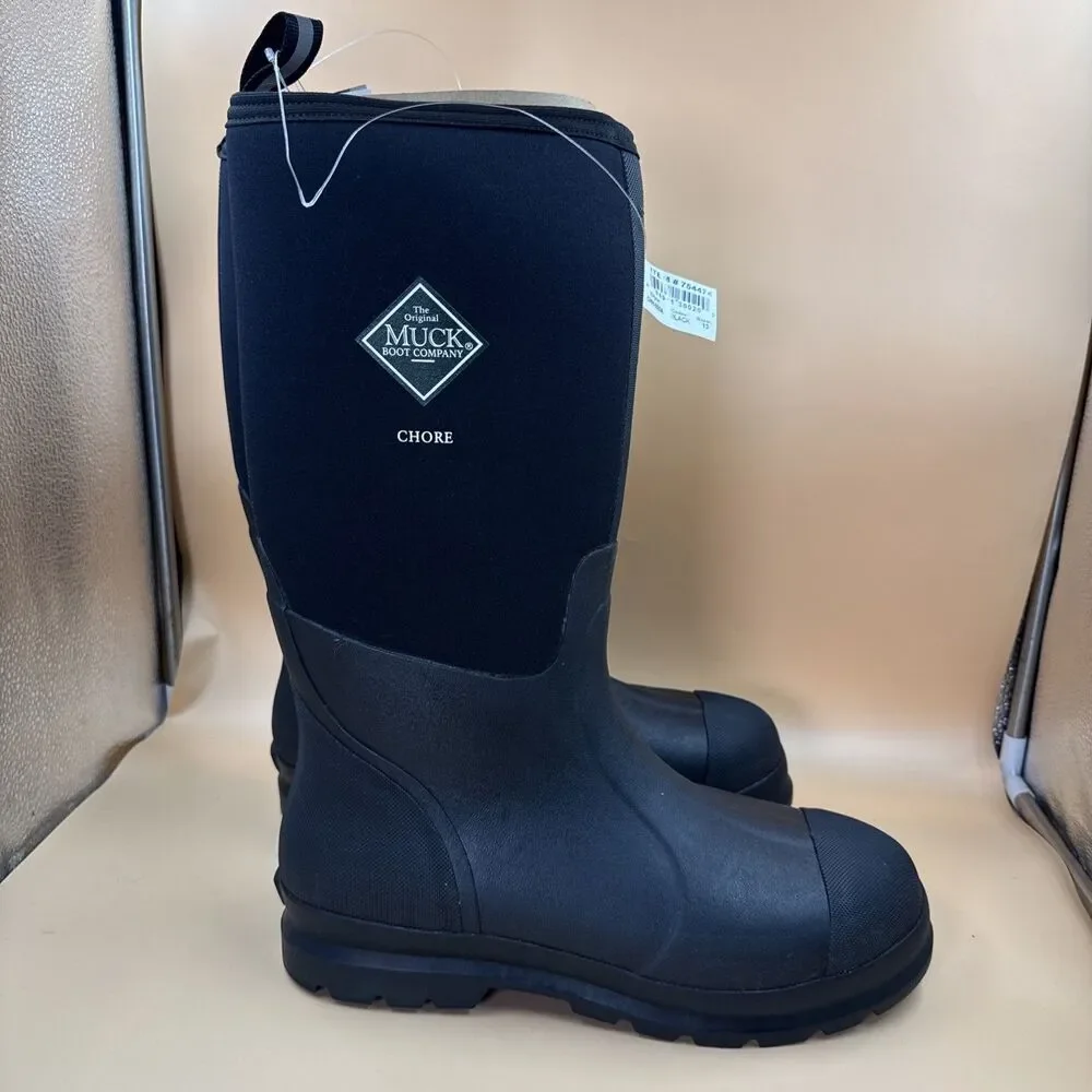 The Original Muck Boot Company Chore Mid Calf Black Soft Toe Muck Boots Men’s 13